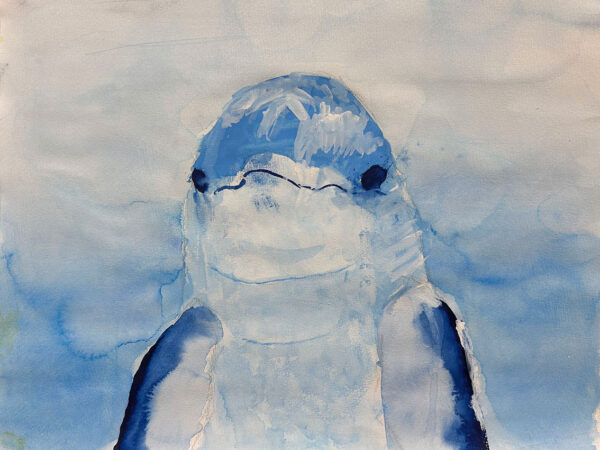 海の中で泳ぐイルカ