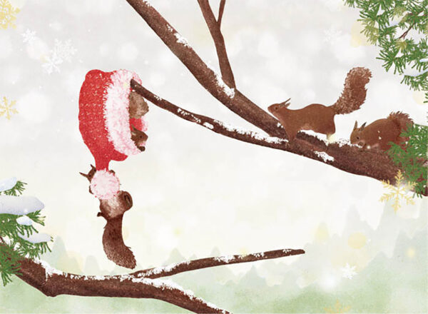 20-12月のリスたち A Squirrelly December