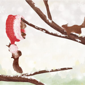 12月のリスたち A Squirrelly December